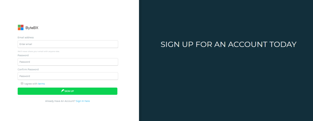 Singing up for account can be easier