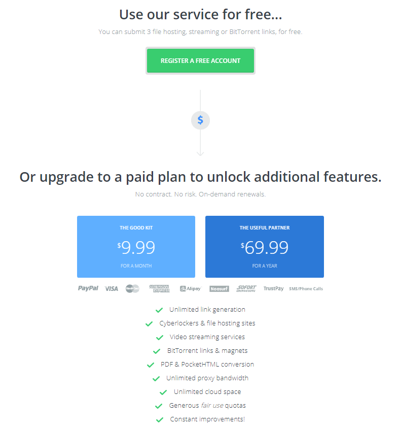 Offcloud - prices
