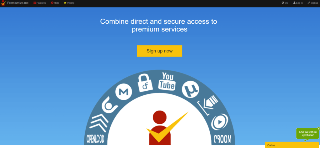 Landing page