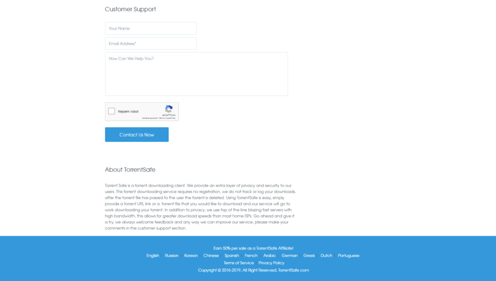 Torrentsafe - translations
