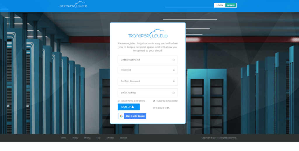 Login form